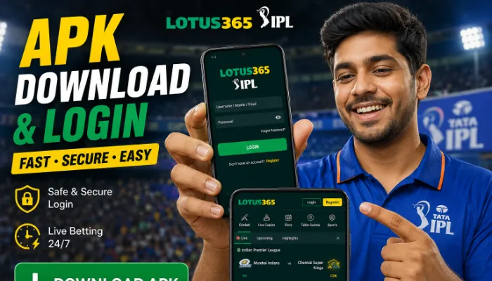 Lotus365IPL APK download installation process on Android smartphone