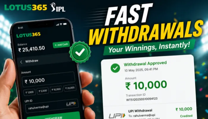 Lotus365IPL login page displayed on mobile betting application