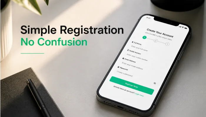 Register Lotus365 in 2 Minutes